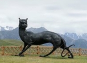 邱启敬《山海经》主题艺术巡展亮相新疆昆仑山景区