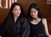 引爆媒体！霍汶希携14岁女儿Hanni登上《CHIC》杂志八月刊封面